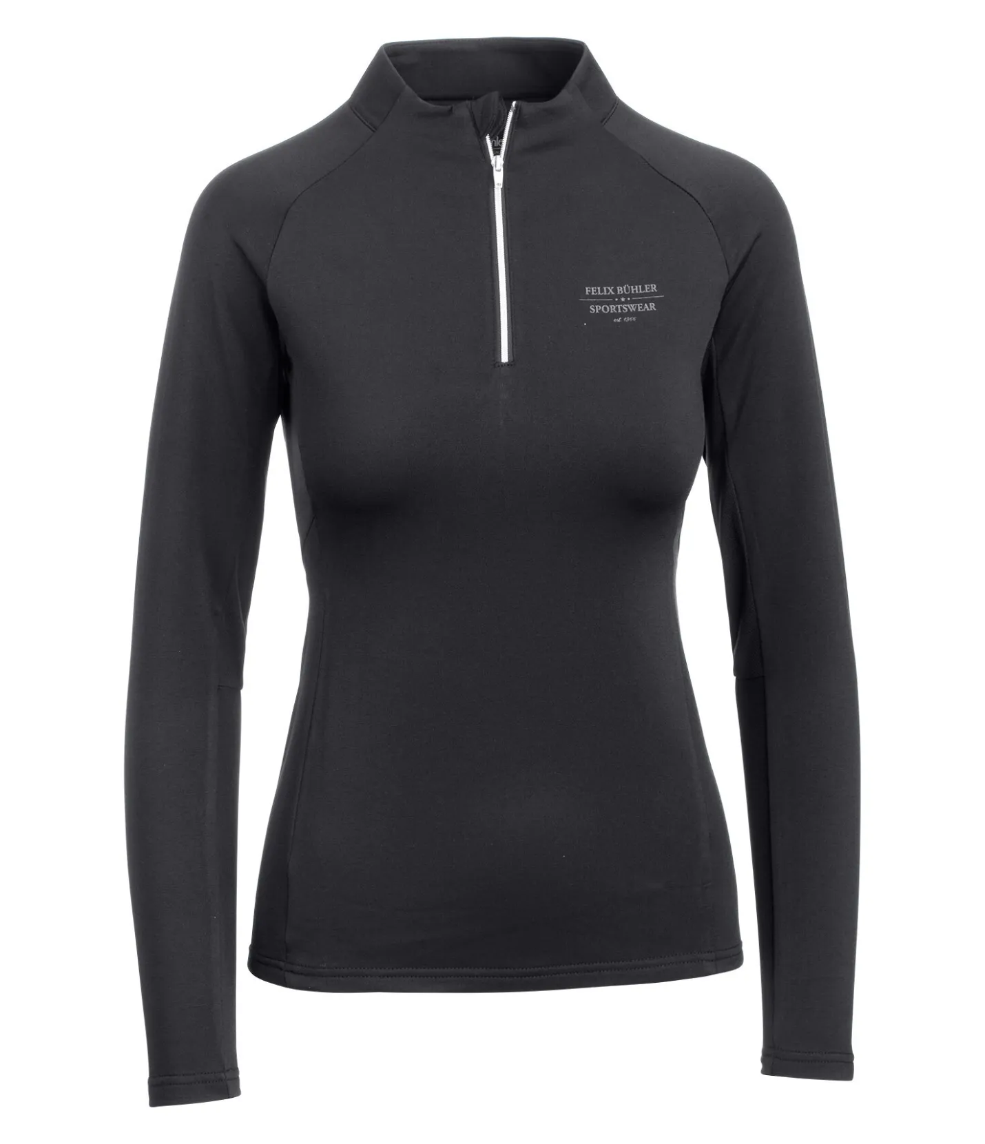 Felix Bühler T-shirt à manches longues stretch Performance Zoe noir Sale