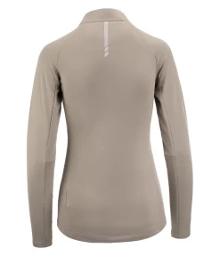 Felix Bühler T-shirt à manches longues stretch Performance Zoe taupe Hot