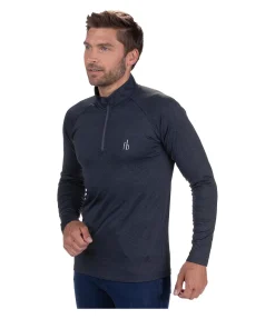 Felix Bühler T-shirt à manches longues stretch Performance homme Denton navy Online