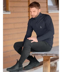 Felix Bühler T-shirt à manches longues stretch Performance homme Denton navy Online
