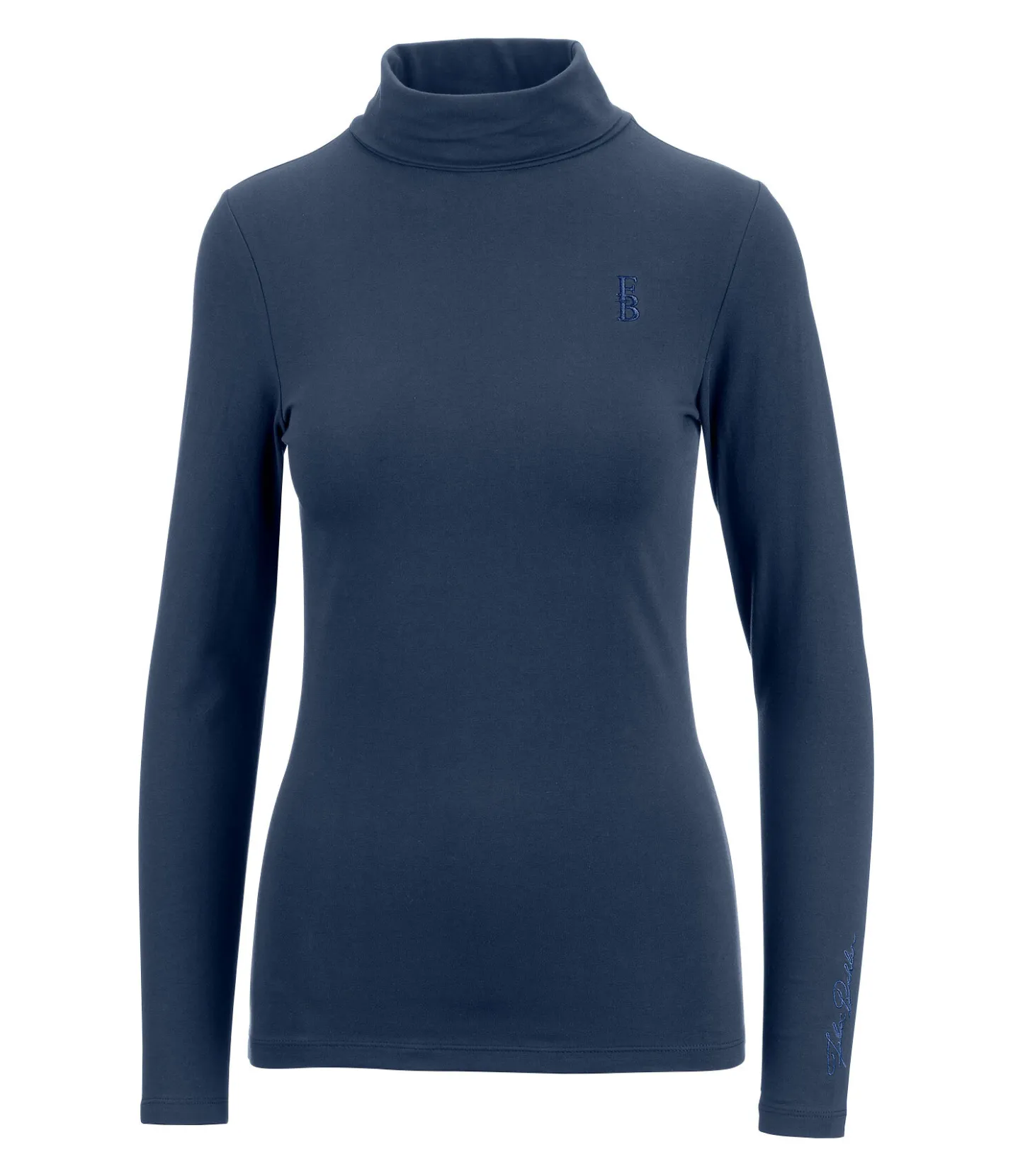 Felix Bühler T-shirt col roulé à manches longues Claire navy New