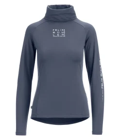 Felix Bühler T-shirt col roulé en stretch Performance à manches longues Jonna violet givré