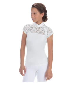 Felix Bühler T-shirt de concours Enfant Maxine blanc Clearance