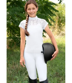 Felix Bühler T-shirt de concours Enfant Maxine blanc Clearance