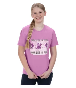 Felix Bühler T-shirt enfant Olena orchidée rose Outlet