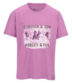 Felix Bühler T-shirt enfant Olena orchidée rose Outlet