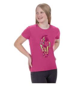 STEEDS T-shirt enfant Rona rose lumineux New