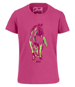 STEEDS T-shirt enfant Rona rose lumineux New