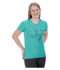 STEEDS T-shirt enfant Ruby vert aqua Discount