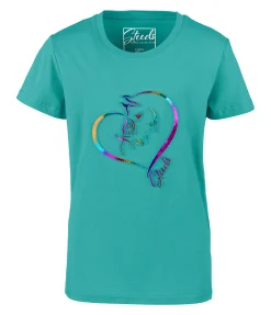 STEEDS T-shirt enfant Ruby vert aqua Discount