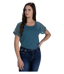 STONEDEEK T-shirt femme Leyna pétrole Outlet