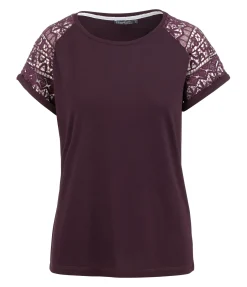 STONEDEEK T-shirt femme Leyna prune Discount