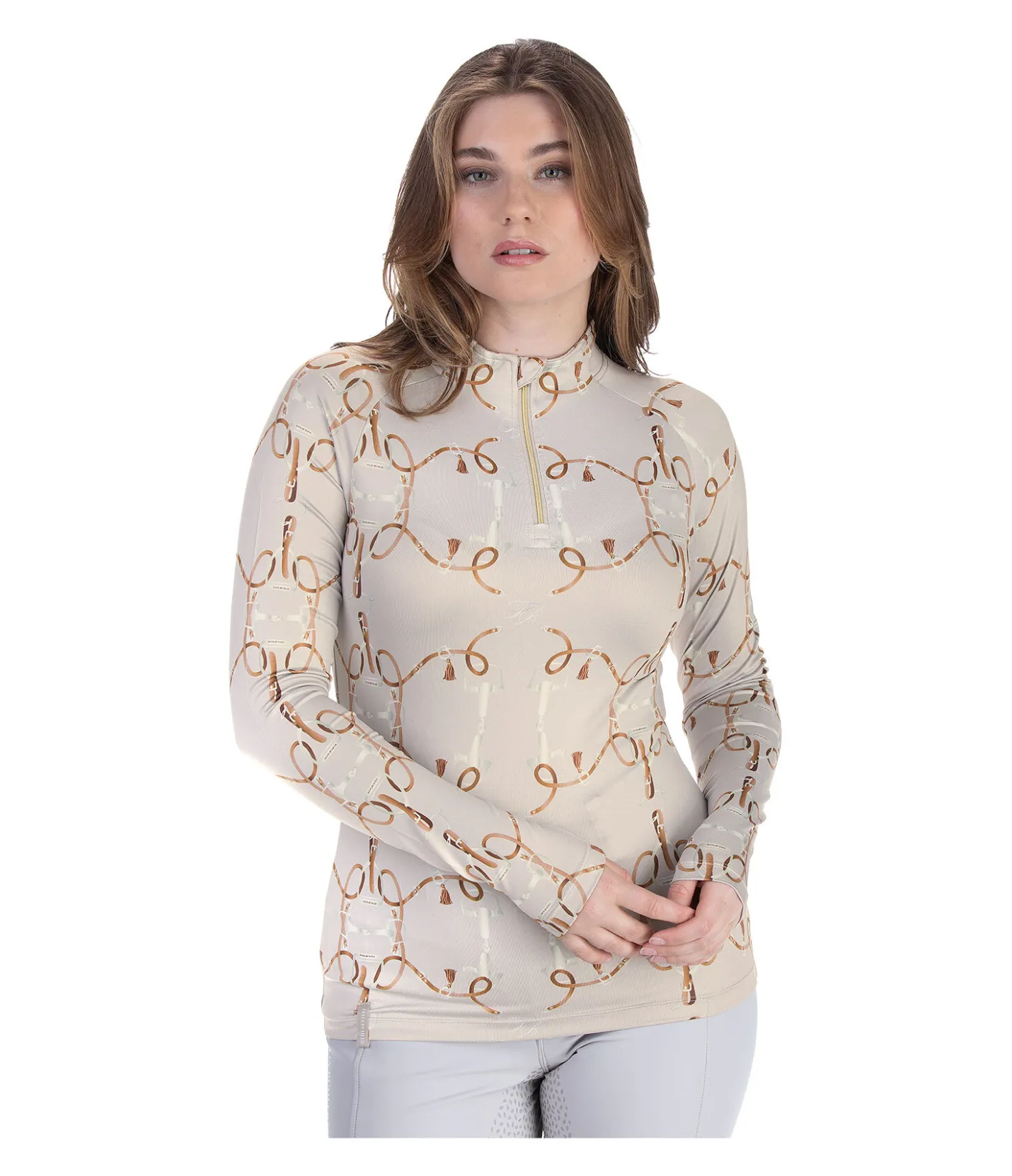 Felix Bühler T-shirt fonctionnel à manches longues Maja champagne Outlet