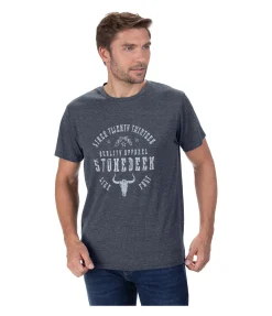 STONEDEEK T-shirt homme Hudson Saphir foncé Discount