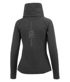 EQUESTRIAN WORK WEAR T-shirt technique à col roulé noir Hot
