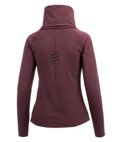 EQUESTRIAN WORK WEAR T-shirt technique à col roulé acajou Clearance