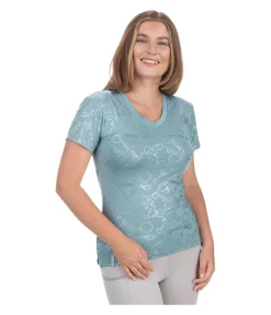 Felix Bühler T-shirt technique Ellie menthe Outlet