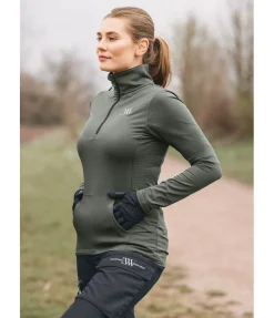 EQUESTRIAN WORK WEAR T-shirt technique à manches longues Breeze forêt Clearance