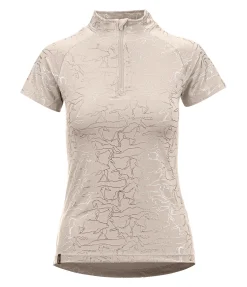 STEEDS T-shirt technique à manches courtes Maya champagne Sale