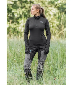 EQUESTRIAN WORK WEAR T-shirt technique à manches longues Breeze noir Online