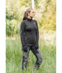 EQUESTRIAN WORK WEAR T-shirt technique à manches longues Breeze noir Online