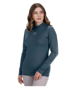 Felix Bühler T-shirt technique à manches longues Linn pétrole Sale