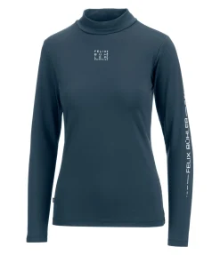 Felix Bühler T-shirt technique à manches longues Linn pétrole Sale