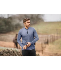 Felix Bühler T-shirt technique à manches longues homme Rom ciel nuageux Outlet