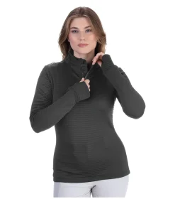Felix Bühler T-shirt technique à manches longues Sophia noir Discount