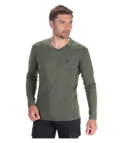 Felix Bühler T-shirt technique à manches longues homme Florida forêt Discount