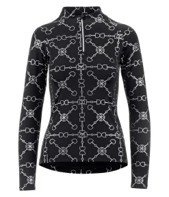 Felix Bühler T-shirt technique à manches longues Alice noir Sale
