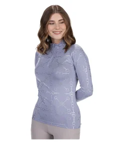 Felix Bühler T-shirt technique à manches longues Alice lavande givré
