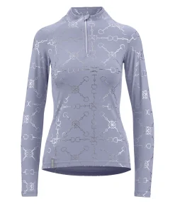 Felix Bühler T-shirt technique à manches longues Alice lavande givré
