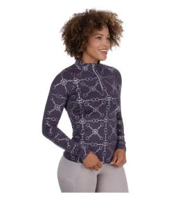 Felix Bühler T-shirt technique à manches longues Alice violet foncé Discount