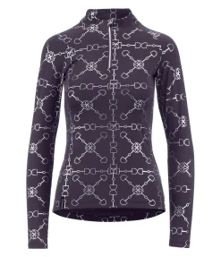Felix Bühler T-shirt technique à manches longues Alice violet foncé Discount
