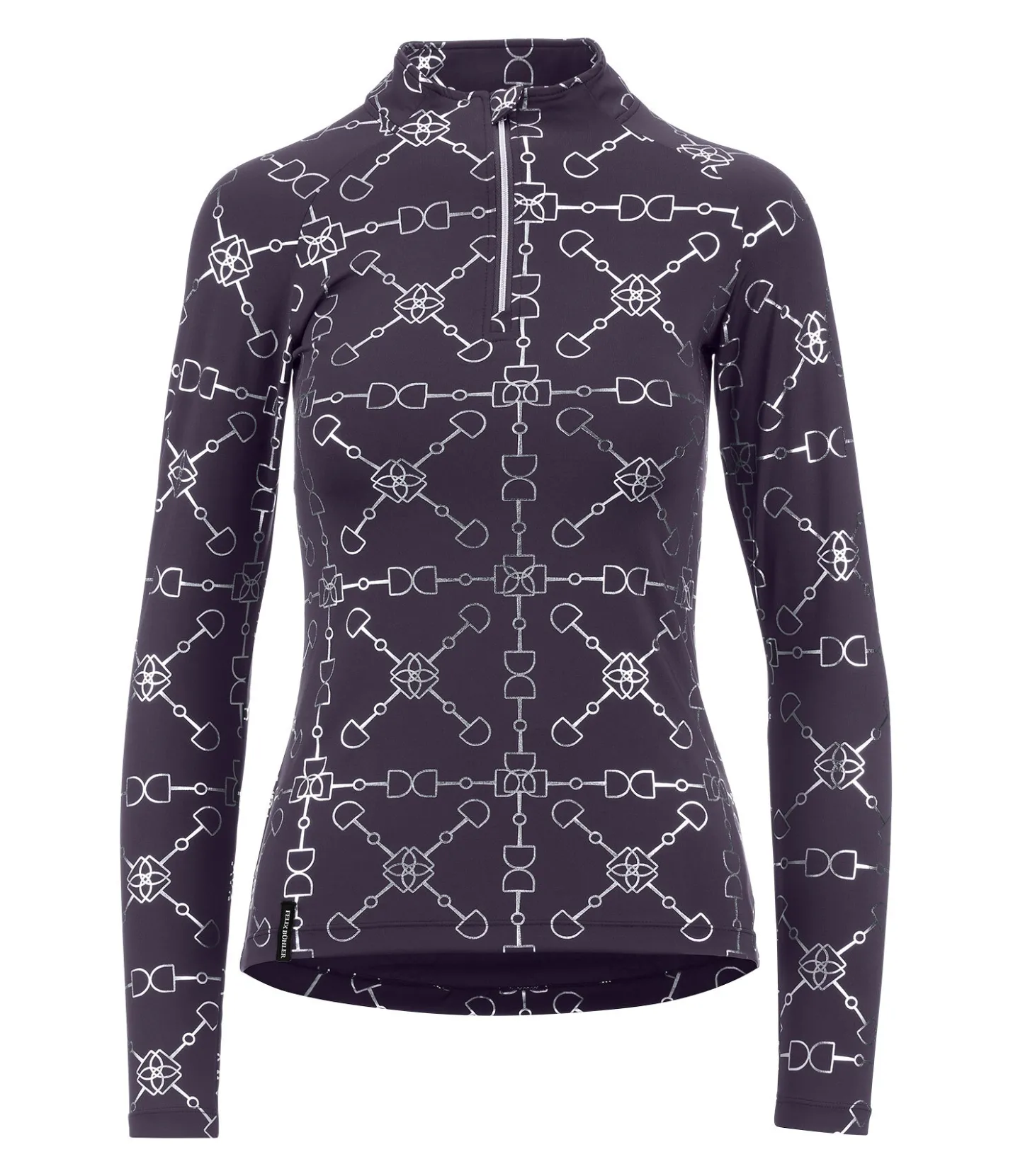 Felix Bühler T-shirt technique à manches longues Alice violet foncé Discount