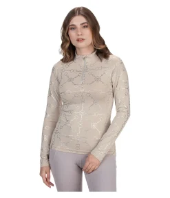Felix Bühler T-shirt technique à manches longues Alice champagne