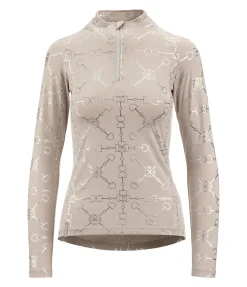 Felix Bühler T-shirt technique à manches longues Alice champagne