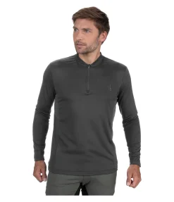 Felix Bühler T-shirt technique à manches longues homme Rom noir Clearance