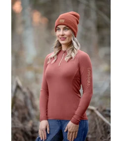 TWIN OAKS T-shirt technique à manches longues Squamish cuivre Discount