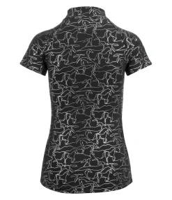 STEEDS T-shirt technique à manches courtes Maya noir Sale