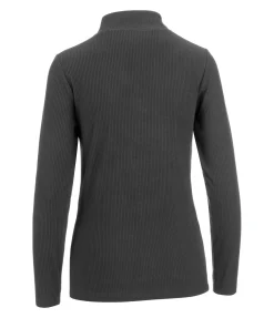EQUESTRIAN WORK WEAR T-shirt technique côtelé Cosy noir Hot