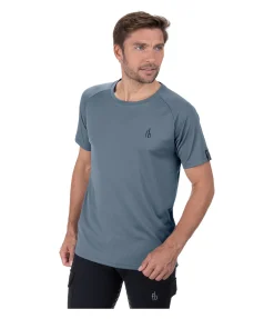 Felix Bühler T-shirt technique homme Kent bleu fumée Best