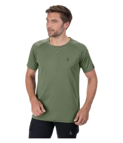 Felix Bühler T-shirt technique homme Kent vert profond