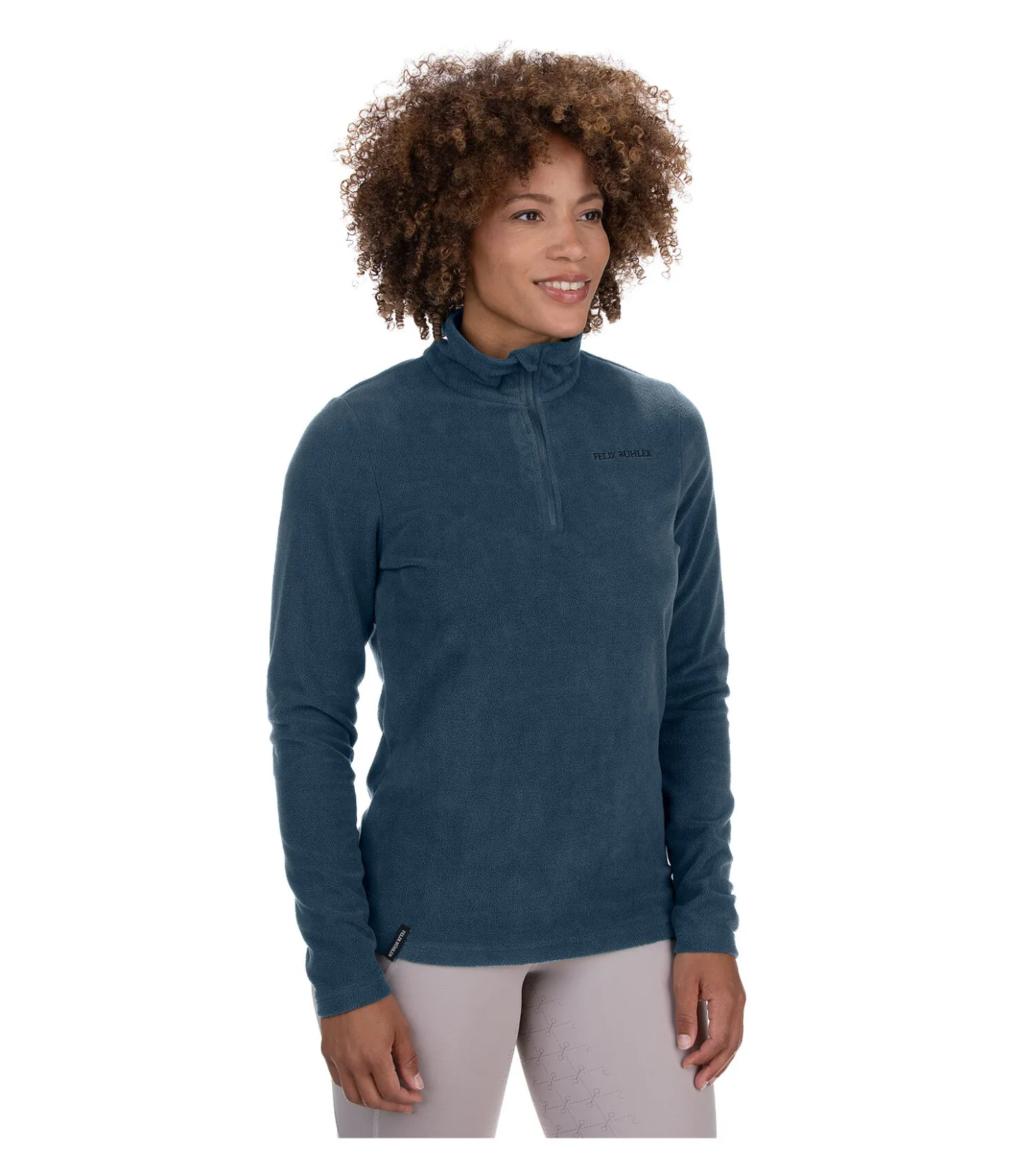 Felix Bühler T-shirt technique polaire à manches longues Luisa pétrole Discount