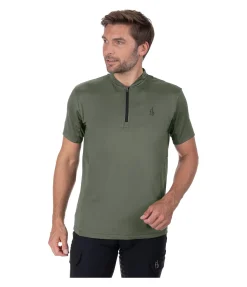 Felix Bühler T-shirt technique pour homme Nico vert profond