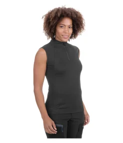 EQUESTRIAN WORK WEAR T-shirt technique sans manches noir Outlet