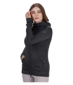 Felix Bühler Veste à capuche en stretch Performance Carin noir Discount