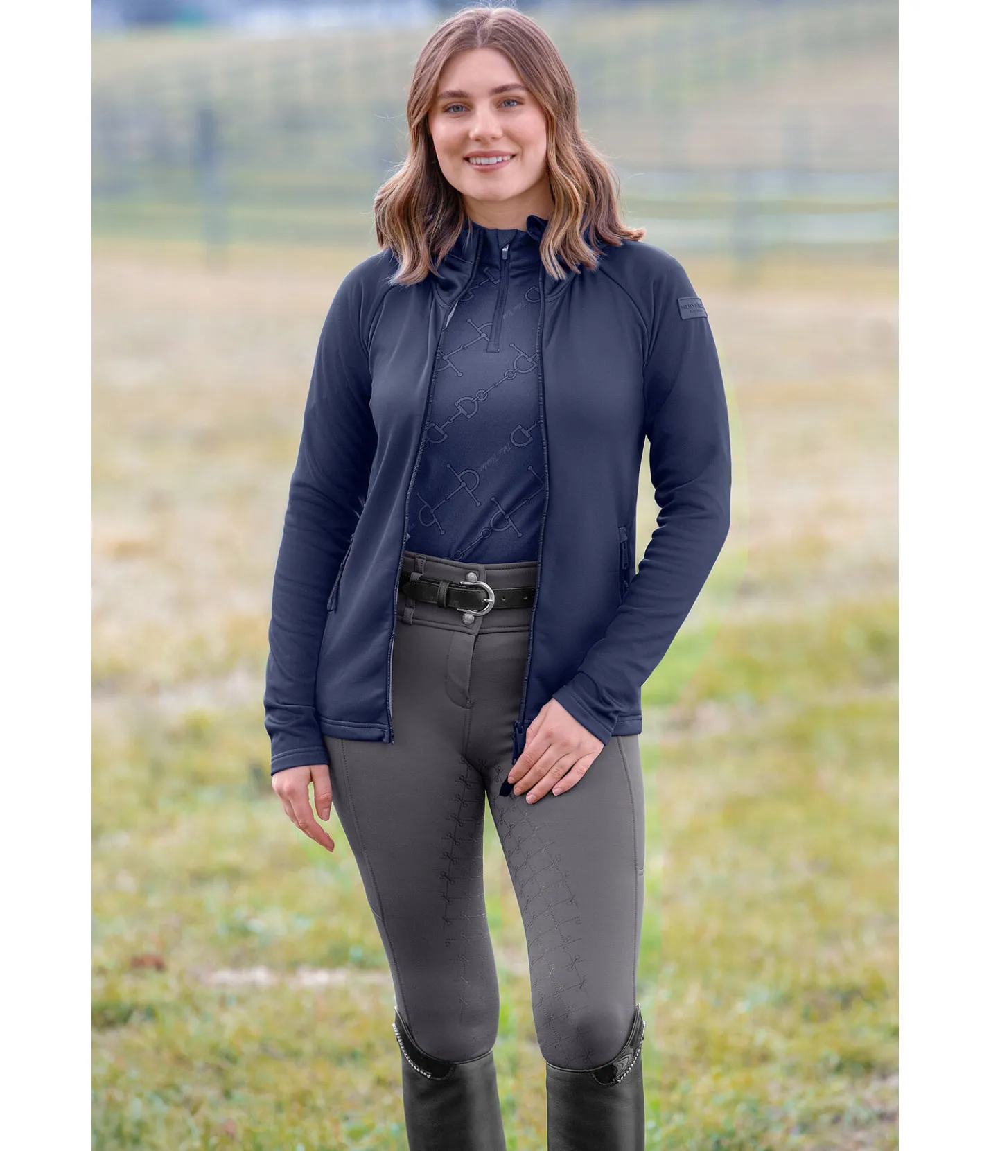 Felix Bühler Veste à capuche en stretch Performance Carin navy classique Outlet