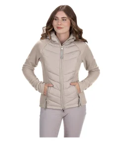 STEEDS Veste bi-matière à capuche Elisa champagne Online